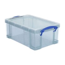 Boîte en plastique blanc transparent de 9 L