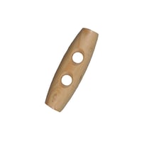Bouton buchettes 2 trous - bois - 40mm