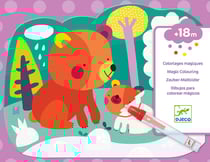 Caché dans les bois - Coloriage à l'eau - Djeco