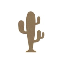 Cactus 15 cm - Support à décorer en medium - Gomille