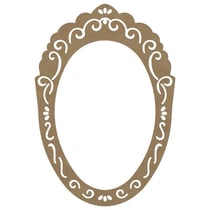 Cadre photobooth baroque - Bois médium - 43 x 62 cm