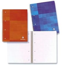 CAHIER A4 MICRO PERFORE SPIRAL CAHIER A4 MICRO PERFORE SPIRALE 160P 5X5