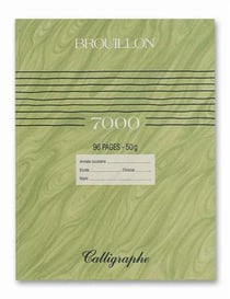 CAHIER DE BROUILLON 17x22 96P CAHIER DE BROUILLON   17X22 96P