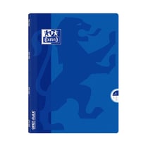 Cahier polypro - 17 x 22 cm - Openflex - Oxford - 96 pages grands carreaux - Bleu