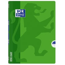 Cahier polypro - 24 x 32 cm - Openflex - Oxford - 96 pages grands carreaux - Vert