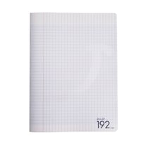 Cahier 192 pages grands carreaux 24 x 32 cm Polypropylène Cultura Transparent