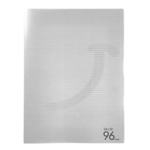 Cahier 96 pages petits carreaux 24 x 32 cm Polypropylène Cultura Transparent