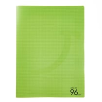 Cahier 96 pages petits carreaux 24 x 32 cm Polypropylène Cultura Vert Clair
