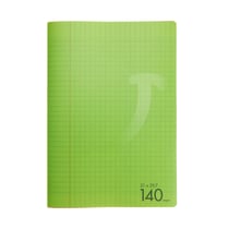 Cahier polypro 21 x 29,7 cm 140 pages grands carreaux Cultura - Vert