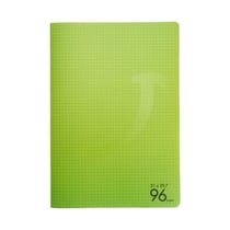 Cahier 96 pages petits carreaux A4 21 x 29,7 cm Polypropylène Cultura Vert Clair