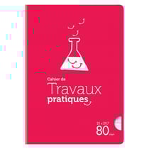 Cahier de travaux pratiques - A4 - 21 x 29,7 cm - 80 pages grands carreaux - Cultura