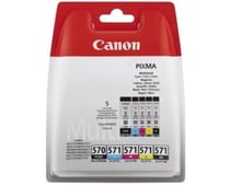 Cartouches d'encre PGI570 et CLI571 - noir et couleur - Canon