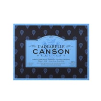 L'Aquarelle Canson Héritage - Bloc-notes collé sur les 4 côtés - 230 x 310 mm - 20 feuilles