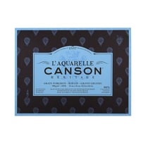 Bloc Aquarelle Canson Heritage - 31x41 cm - grain torchon - 300g - Collées 4 côtés.