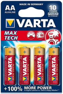 Varta Piles de Rechange Alkaline AA 1.5V Longlife 4 Pièces