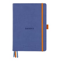 Carnet - Format A5 14.8 x 21 cm - Goalbook - Rhodia - 240 pages pointillées - Saphir