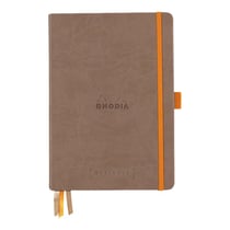 Carnet - Format A5 14.8 x 21 cm - Goalbook - Rhodia - 240 pages pointillées - Taupe