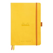 Carnet - Format A5 14.8 x 21 cm - Goalbook - Rhodia - 240 pages pointillées - Jonquille