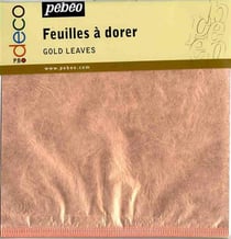 CARNET 12F A DORER CUIVRE CARNET 12F A DORER CUIVRE