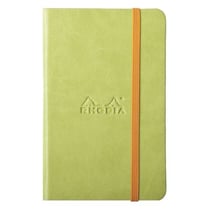 Carnet - Format A6 10.5 x 14.8 cm - Rhodia - 192 pages lignées - Vert anis