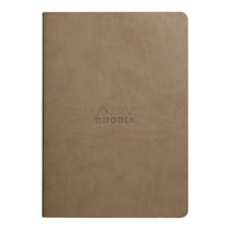 Bloc-notes - Format A5 14.8 x 21 cm - N°16 - Rhodia - 140 pages lignées -  Taupe