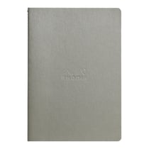 Carnet - Format A5 14.8 x 21 cm - Rhodiarama - Rhodia - 64 pages lignées - Argent