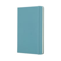 Carnet - 13 x 21 cm - Moleskine - Pages unies - Bleu lagon