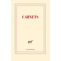 Carnet - 11.8 x 18.5 cm - Gallimard - 192 pages lignées - Carnet d'Antoine de Saint-Exupéry