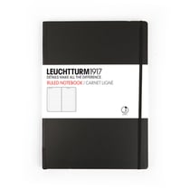 Carnet Leuchtturm1917 - Noir - A5 14,5 x 21 cm - 251 pages numérotées lignées