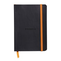Carnet - 10 x 14 cm - Rhodiarama - Rhodia - 144 pages lignées - Noir