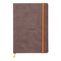 Carnet souple Rhodia - Format A5 14.8 x 21 cm - Rhodiarama - 160 pages lignées - Chocolat