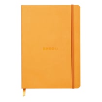 Carnet - Format A5 14.8 x 21 cm - Rhodiarama - Rhodia - 160 pages lignées - Orange