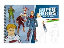 CARNET STYLISTE SUPER HEROS A4 CARNET STYLISTE SUPER HEROS A4
