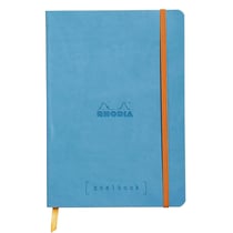 Carnet - Format A5 14.8 x 21 cm - Goalbook - Rhodia - 240 pages pointillées - Turquoise