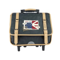 Cartable à roulettes IKKS Navy - Gris - 2 compartiments