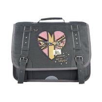 Cartable IKKS London - Gris - 41cm