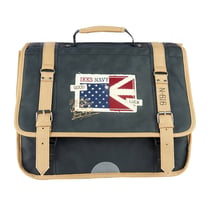 Cartable IKKS Navy - Gris - 41 cm - 2 compartiments