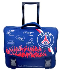 Cartable à roulettes CE2-CM1-CM2 40-41 cm - La Plume Dorée - Paris St Germain