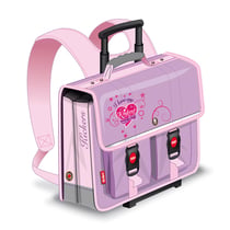 Cartable à roulettes - Kickers - Lilas