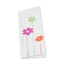 25 cartes pliées Pollen 106x213 mm - Glycine