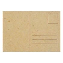 Carte postale - papier mâché - 15 cm