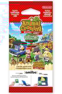 Animal Crossing : New Leaf - Welcome amiibo - 3 Cards Pack