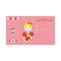 Carnet - 12 invitations - Princesses