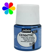 Pot 45 ml peinture céramique Pébéo Setacolor Ceramic - Bleu