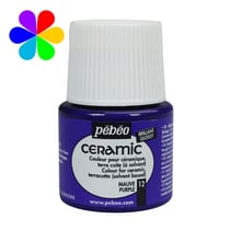 Pot 45 ml peinture céramique Pébéo Setacolor Ceramic - Mauve
