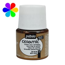 Pot 45 ml peinture céramique Pébéo Setacolor Ceramic - Or riche