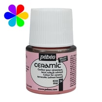 Pot 45 ml peinture céramique Pébéo Setacolor Ceramic - Rose