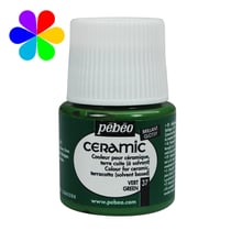 Pot 45 ml peinture céramique Pébéo Setacolor Ceramic - Vert