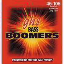 GHS - Jeu de cordes pour basse électrique - 3045M - Médium - 45/105