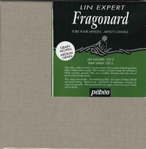 Toile 3D lin naturel - 40x40 cm